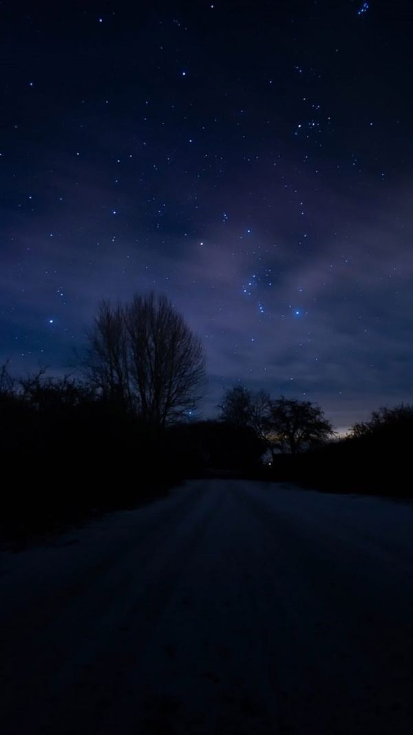 夜晚星空唯美图片